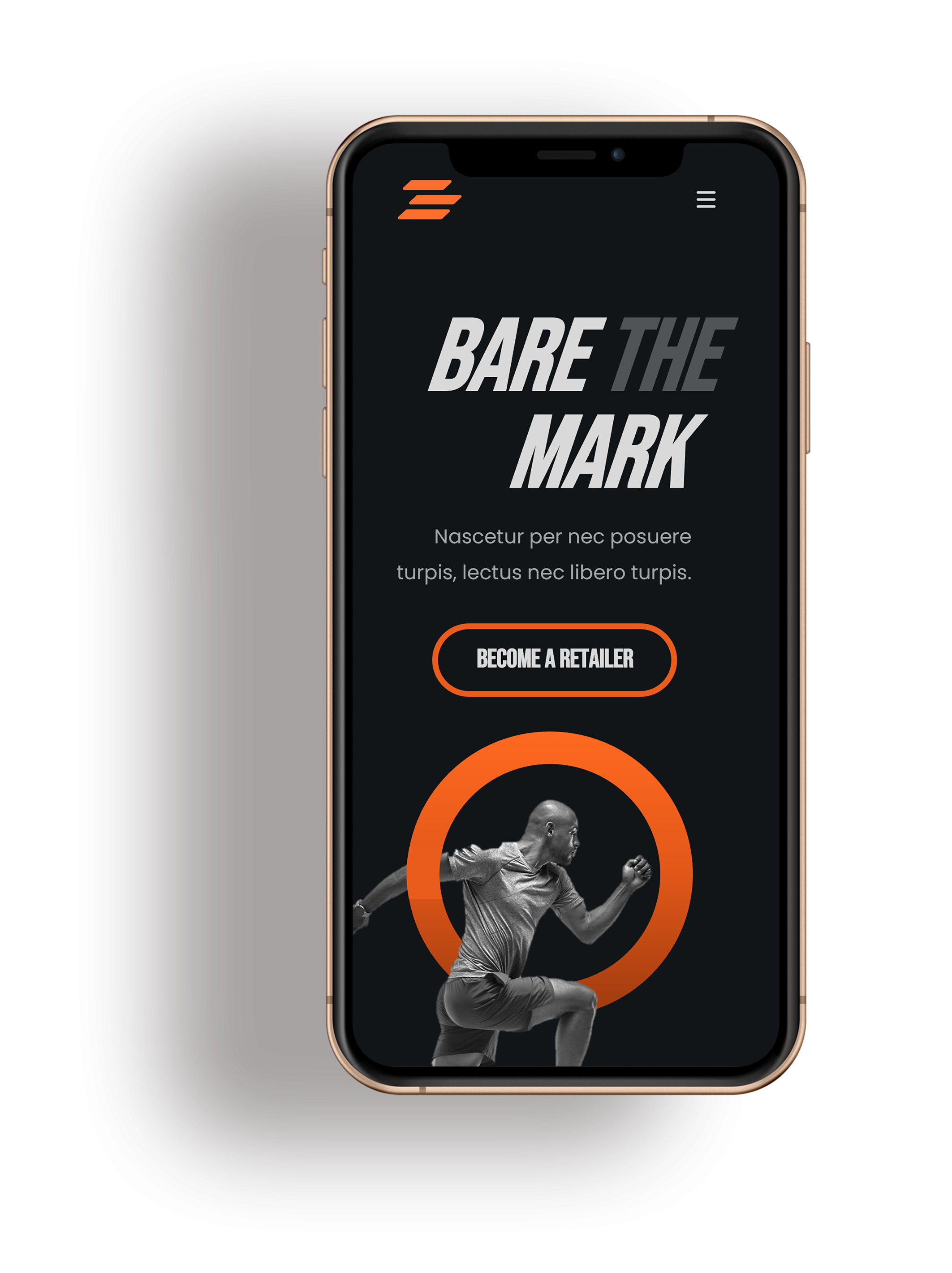 Baremark mobile mockup