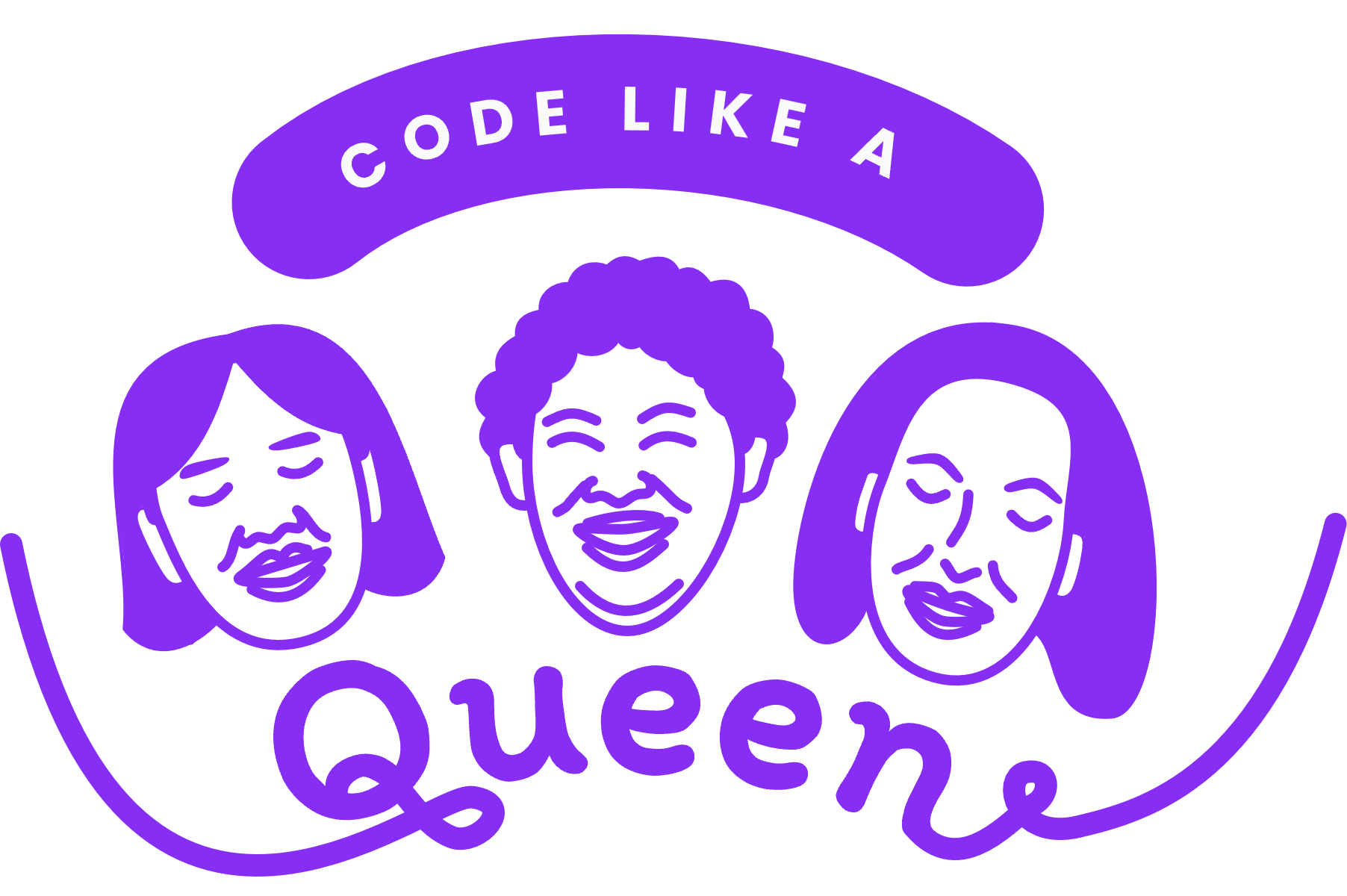 Code Like a Queen Logo