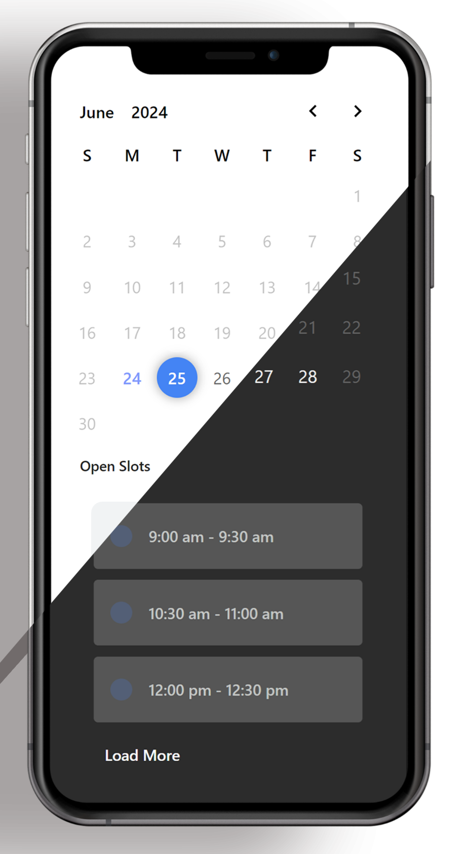 Google calendar integration dark and light mode